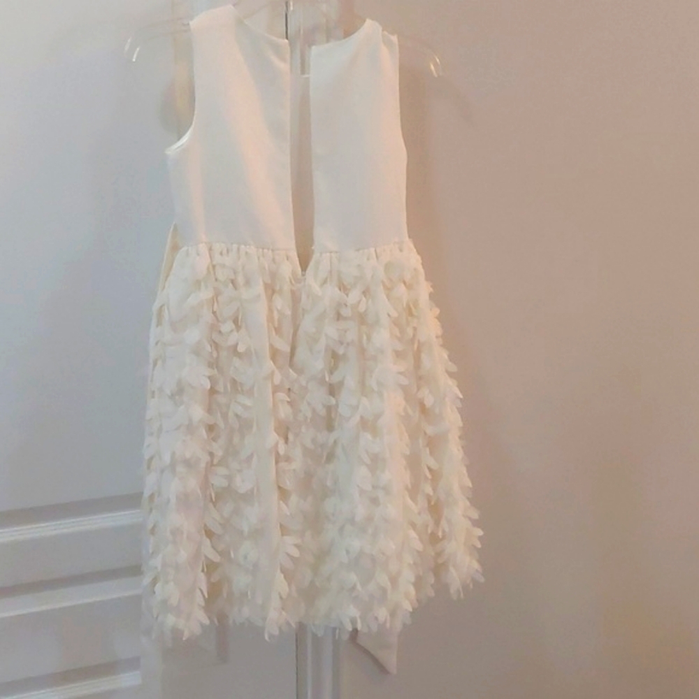 American Princess Beautiful Formal Flower Girls Dress Color Cream Size 8 - Picture 6 of 16